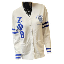 Load image into Gallery viewer, Zeta Varsity Cardigan