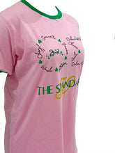 Load image into Gallery viewer, TS 50th Pink Ringer Shirt
