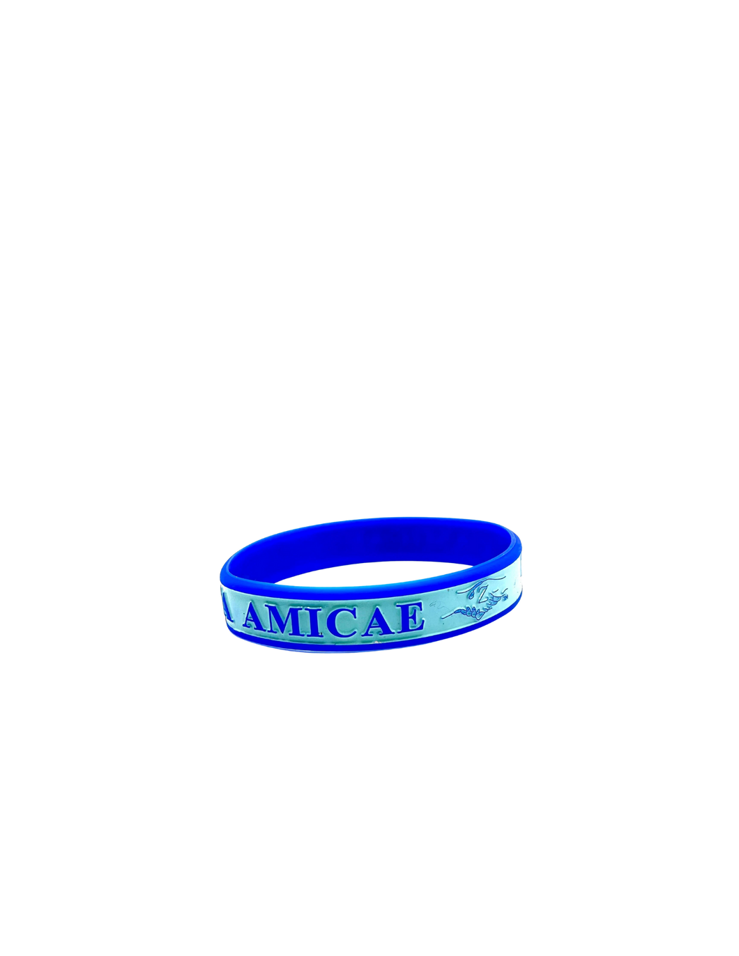 Zeta Amicae Silicone Bracelet- Striped